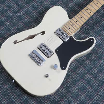 2013 Fender Cabronita Thinline Telecaster White Blonde! 6 lbs. 4 oz.! w/hardshell case image 2