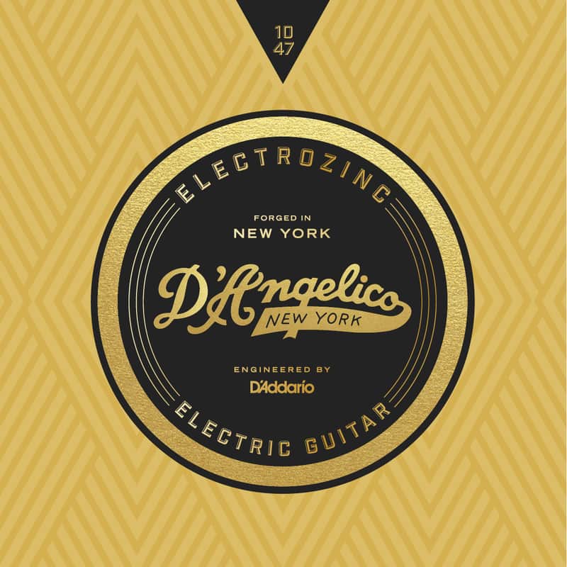 D'Angelico DAJ1047 Electrozinc Jazz Guitar Strings - Extra Light (10-47) image 1