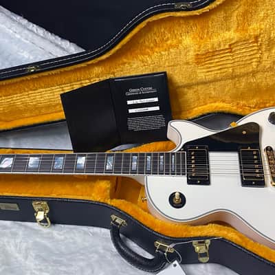 NEW! Gibson Les Paul Custom - Alpine White - Ebony Board - Authorized Dealer - 10lbs - G06473 image 13