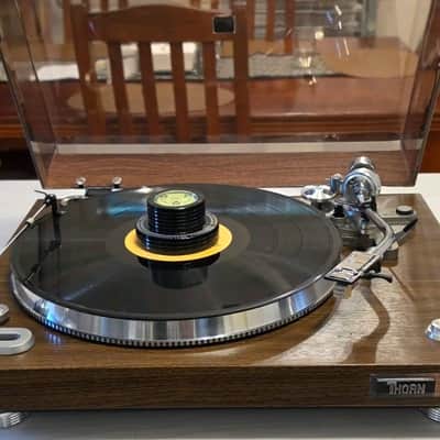 VINTAGE THORN RESTORED TURNTABLE/33/45 SPEED/CHROME STYLE image 5