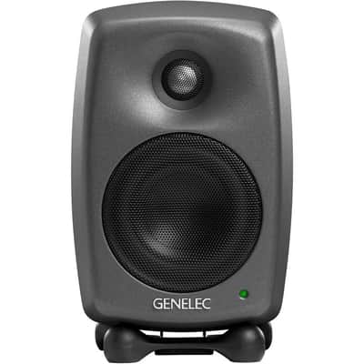 Genelec 8020D 4" Active Studio Monitor (Dark Grey) (Open Box, Brand New) image 2