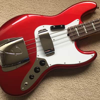 Fender 50th Anniversary Jazz Bass 2010 Candy Apple Red image 1