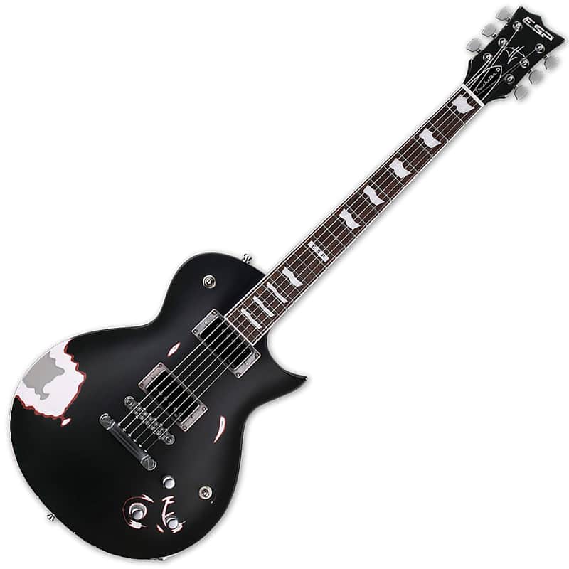 レア新品エレキギターセール　ESP LTD Black truck ster 黒色 ESP LTD James Hetfield Signature Truckster - Aged Black | Sweetwater