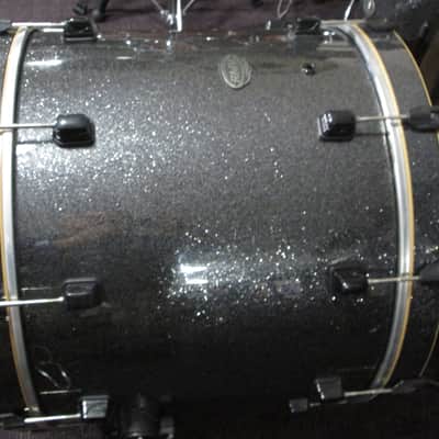 RMV. Drum Kit. In Titanium Silver Sparkle finish, Bapeva hard wood shells. image 5