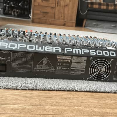 Behringer Europower PMP5000 1200-Watt 20-Channel Powered Mixer with Dual Multi-FX - Standard with softcase image 4