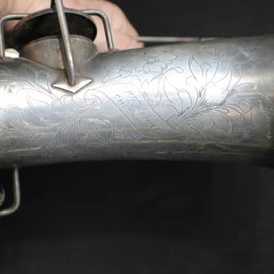 An Antique 1920's Wm. Frank & Co. C Melody Saxophone a Good Sax for Jazz   as-is   # 9 S image 5