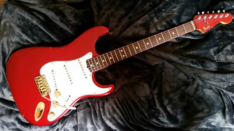 Fender THE STRAT 1980 Candy Apple Red VINTAGE GUITAR image 1