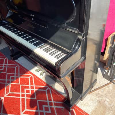 HUGE! RARE  ANTIQUE Bluthner German Upright Grand Piano 1882 Walnut Blüthner image 12