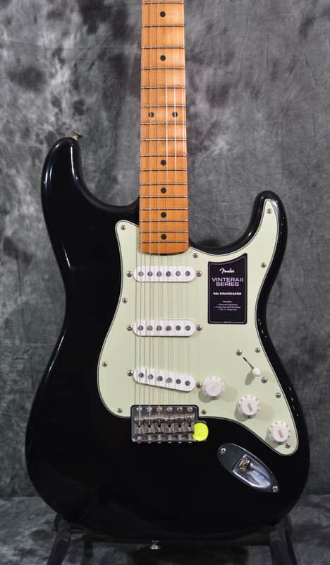 Fender Vintera II Road Worn '60s Stratocaster Black w/ HSC & FREE Same Day Shipping image 1