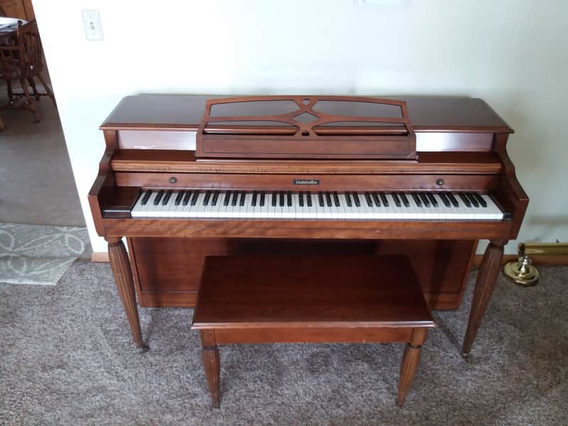 1986 BALDWIN Upright Acoustic Piano - 3 Pedals - Includes Bench Plays Brilliantly image 1