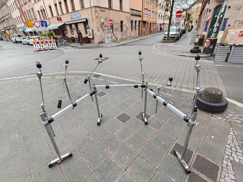Pearl DR-503 Icon Drum Rack MEGA-SET RARE New Old Stock PROFFESIONAL Rack-System image 1