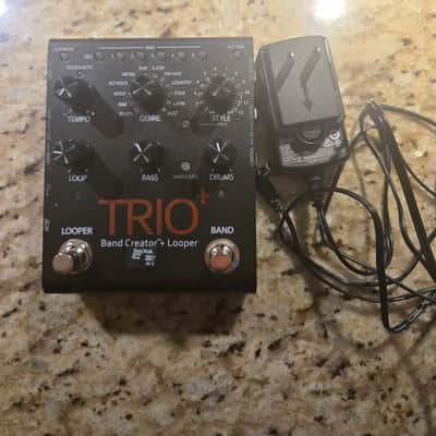 DigiTech TRIO Plus Band Creator + Looper 2010s - Black image 1