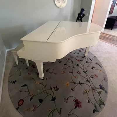Yamaha G1 1978 - Polished white image 10