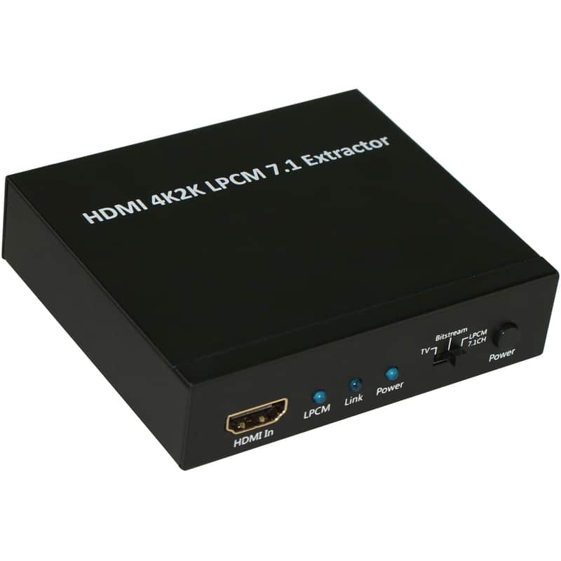 Bytecc Audio Extractor HDMI 4K/2K 7.1 Audio Extractor HM-CV033K