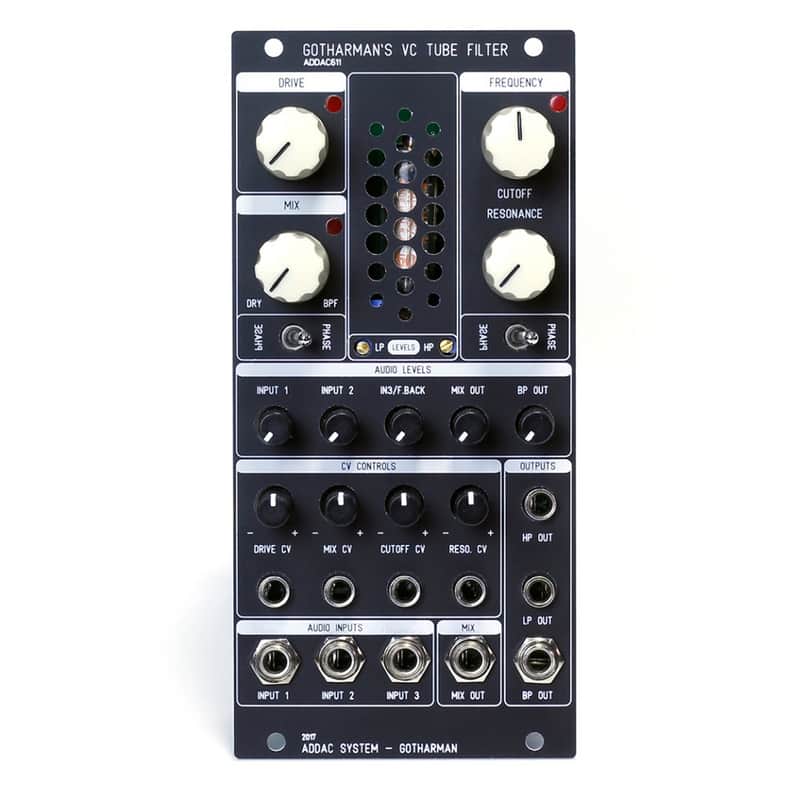 ADDAC 611 Gotharman's VC Tube Filter Eurorack Filter Module (ADDAC611 ) image 1