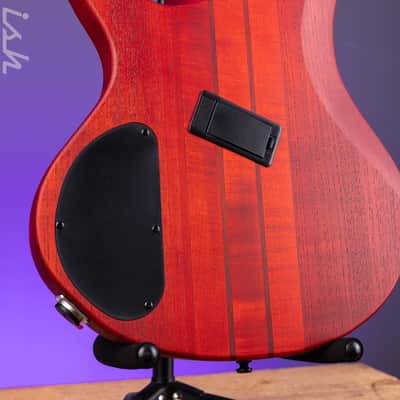 Ibanez BTB866MS 6-String Bass Workshop Brown Topaz Burst Flat image 11