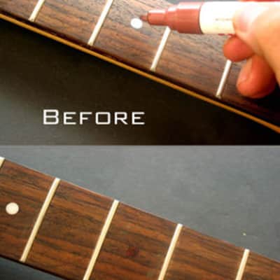 Fret Markers Inlays Flowers Gold Stickers Inlays Vinyl Guitar Electric & Acoustic. image 3