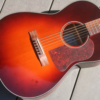 2009 Yairi  "Gibson LG-3 style" G-1F Acoustic Guitar Sunburst+Original Hard Case and more image 3