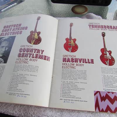 1968 Gretsch Guitar & Amplifiers Catalog Original Vintage Gretsch Catalog No. 33 With Photos White Falcon Country Gentleman Cool Case Candy image 5