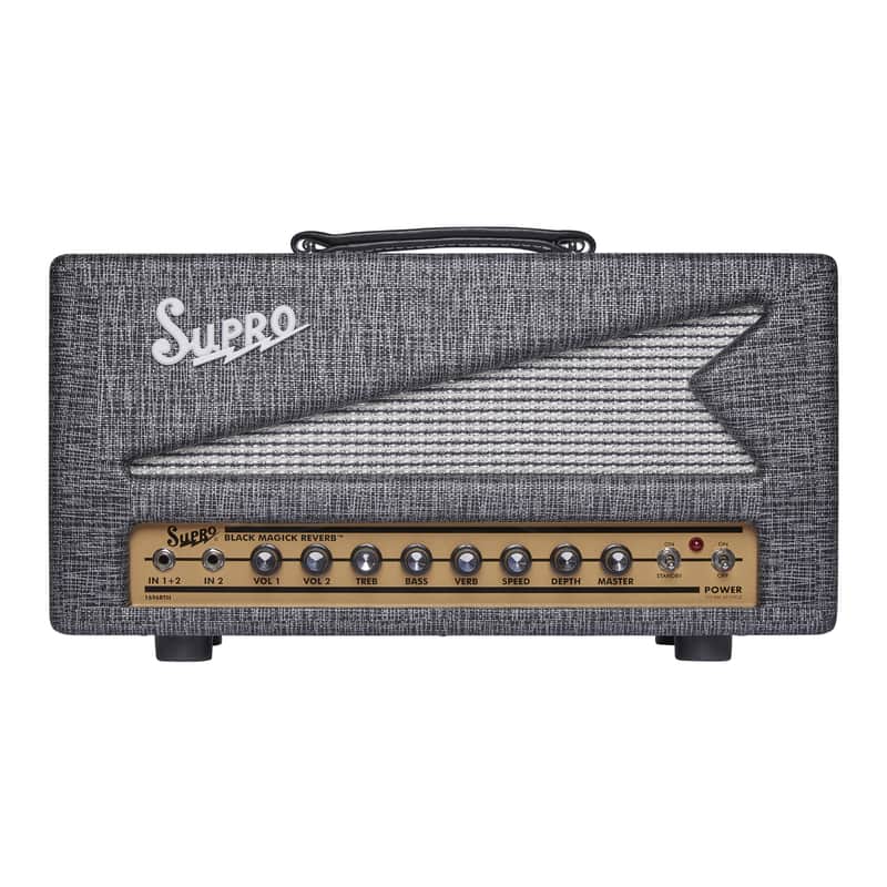 Supro 1696RTH Black Magick Reverb 25-Watt Guitar Amp Head image 1
