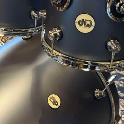 NEW DW Design Series Drum Set in Blue Slate - 18x22, 8x10, 9x12, 14x16 image 13