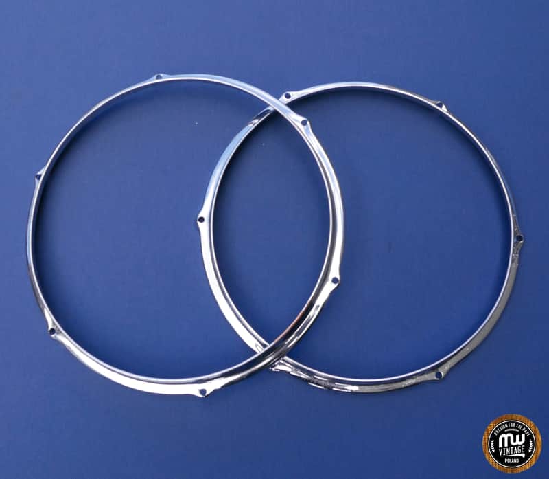 Sonor Teardrop Tom Hoops Pair 12" Vintage 60s image 1