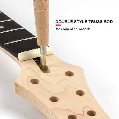 Electric Guitar Neck 22-Fret Bolt-On image 6