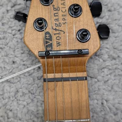 Mint EVH Wolfgang® Special TOM, Baked Maple Fingerboard, Gloss Black finish image 5