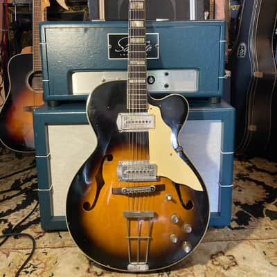 Kay Swingmaster K672 Barney Kessel Pickups 1950s - Vintage Sunburst image 2