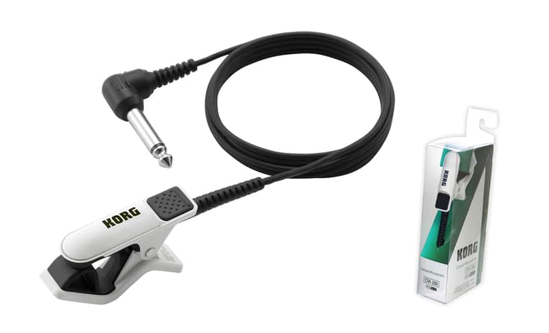 Korg CM-200 Contact Mic Clip-On Instrument Microphone CM200 (White) image 1