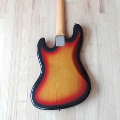 1982 Squier JV '62 Jazz Bass Sunburst Japan MIJ Fender USA Custom Shop Pickups image 3
