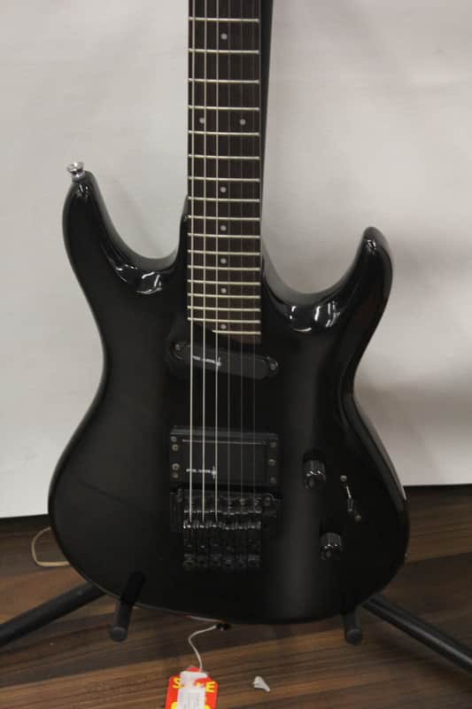 Polaris Electric 6-String Guitar, Black, 1.750” Nut Width, Right-Handed image 1