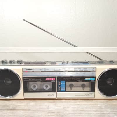 Sharp QT-77 Portable Cassette Tape Player 80s Vintage Japan 1985 image 1