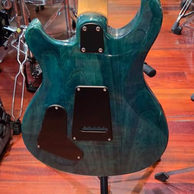PRS Model CU44BG SE Series Electric Guitar with Gig Bag 2023 - Transparent Aqua Teal image 5
