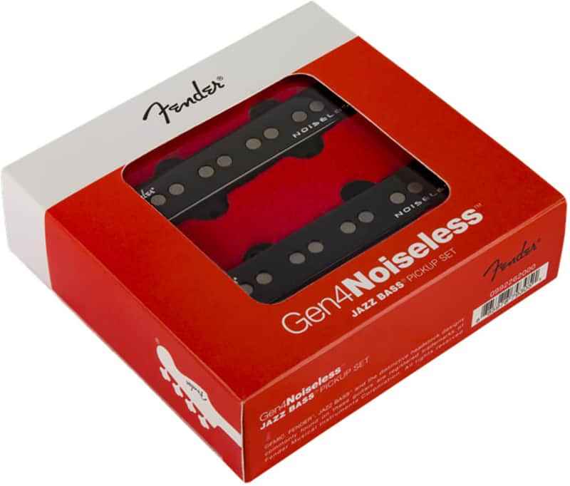 Fender 099-2262-000 Gen 4 Noiseless Jazz Bass Pickup Set 2010s - Black image 1