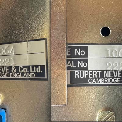 Vintage Neve 1064 Preamp EQ Pair image 10