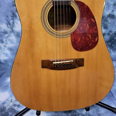 2000 Takamine Jasmine S-45 SK Acoustic Dreadnought Guitar Pro Setup New Strings Semi Hard Shell Case Bild 2