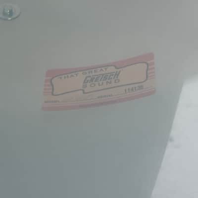 Gretsch USA Custom 16x16" Floor Tom in Solid White Nitron image 3