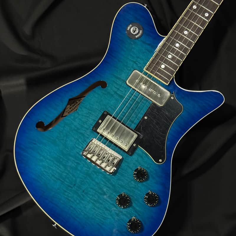OOPEGG Trailbreaker Mark-2 Limited Edition H-P90 w. Gotoh 510FX-6 / Transparent Blue Burst image 1