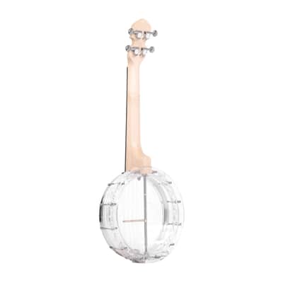 Gold Tone Little Gem: See-Through Banjo-Ukuleles with Gig Bag (Diamond) image 9