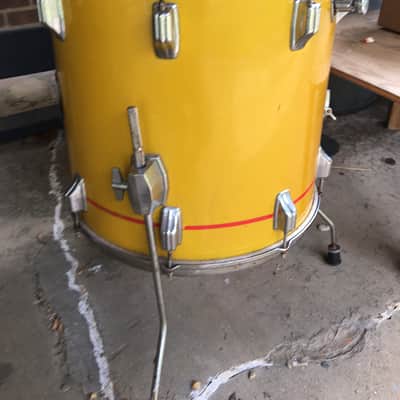 Rogers Big R 16 inch tom - yellow wrap image 3