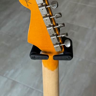 Fender Custom Shop 61 Stratocaster Guitar Heavy Relic 2023 - Super Faded/Aged Magenta Sparkle image 7