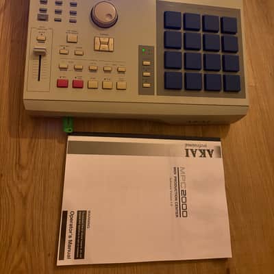 Akai MPC 2000 NEW BLUE SCREEN FAT BLUE PADS USB floppy emulator image 2