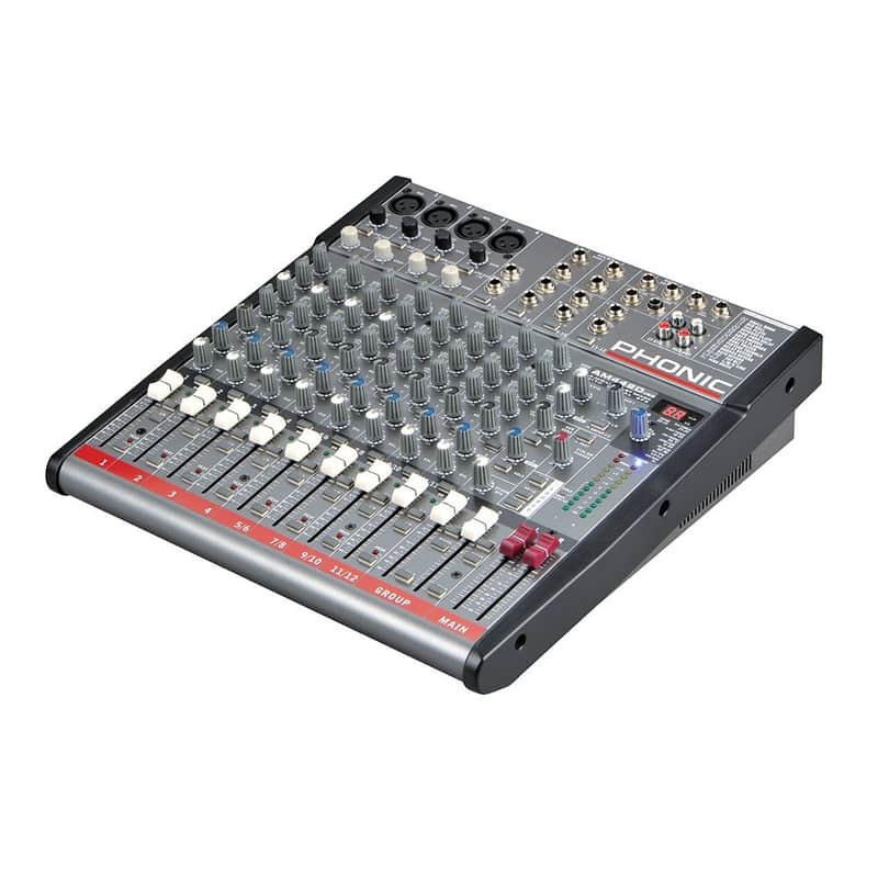Phonic AM 442D USB 4-Mic/Line 4-Stereo 2 Group Mixer with DFX & USB Interface image 1