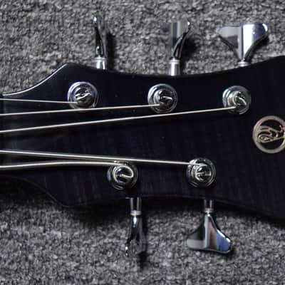 Alembic Essence 5 (Lefty) Med. Scale with Flame Maple Top / Ebony and Red LED's *NOT Pre-Owned image 3