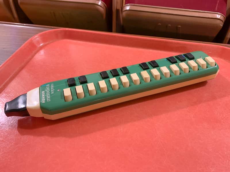 Hohner Melodica Soprano 60s Green & Cream | Reverb