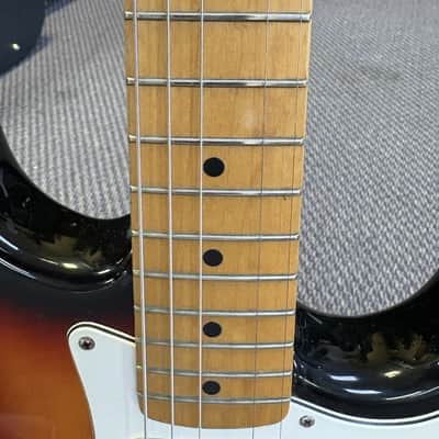 Fender Standard Stratocaster with Maple Fretboard 1995 - Brown Sunburst image 6