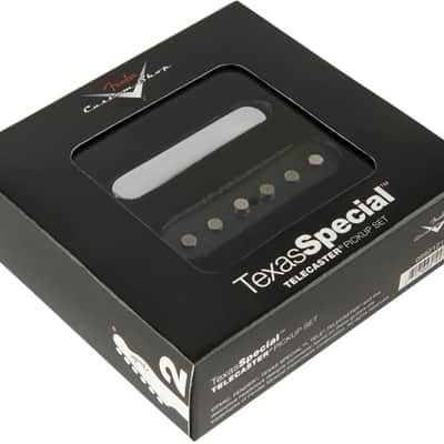 Fender Custom Shop Texas Special Telecaster Pickup Set - Black / Chrome image 1