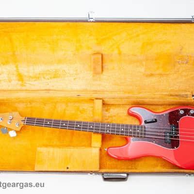 70's MIJ Ibanez/Greco J Bass / P Bass Gold plush interior hardcase image 3