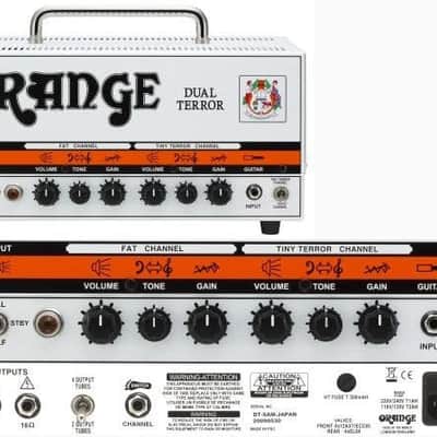 Orange Dual Terror 2-Channel 30-Watt Guitar Amp Head - White image 4